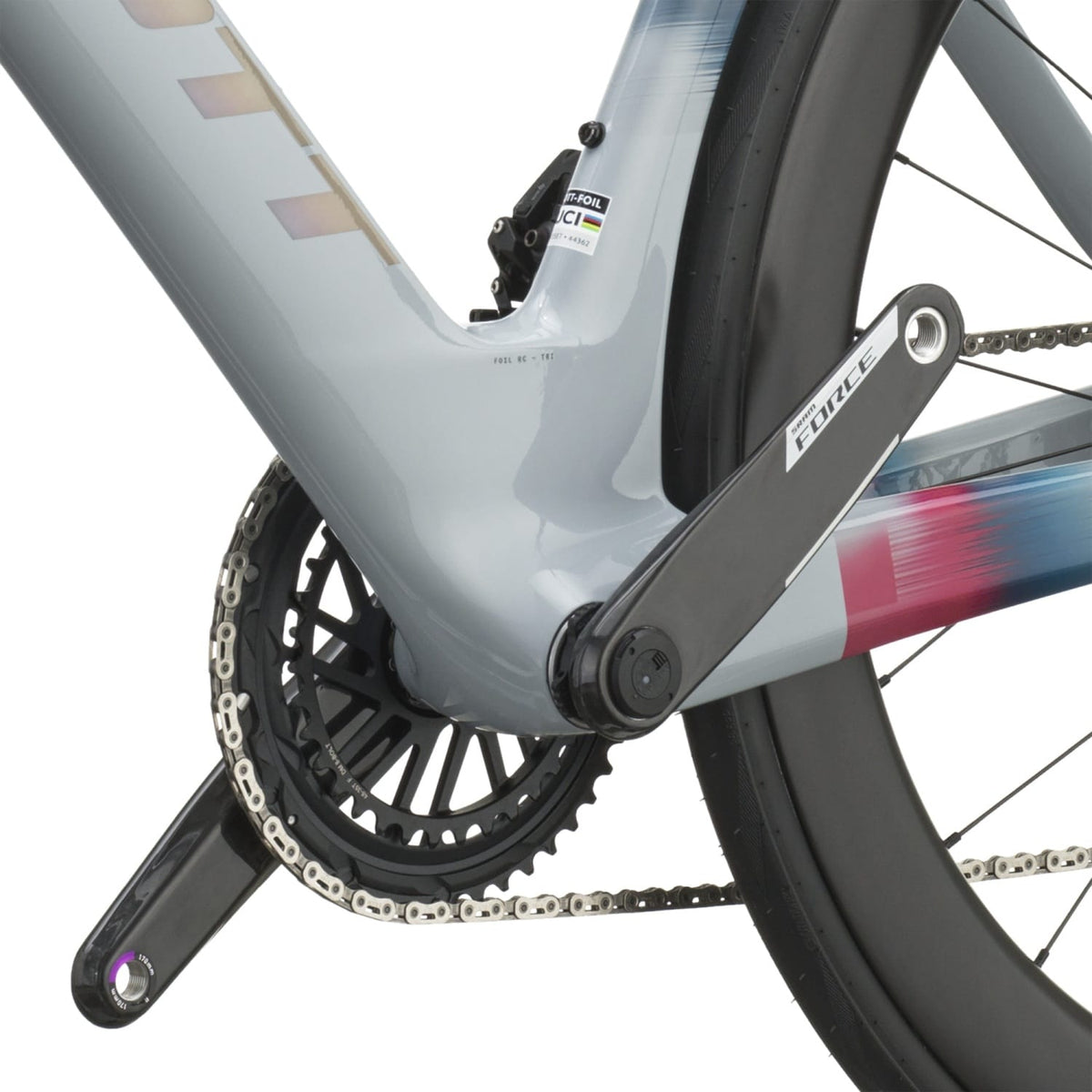 Scott Foil RC Tri 2027 Narwal Grey/Gloaming Orange #5