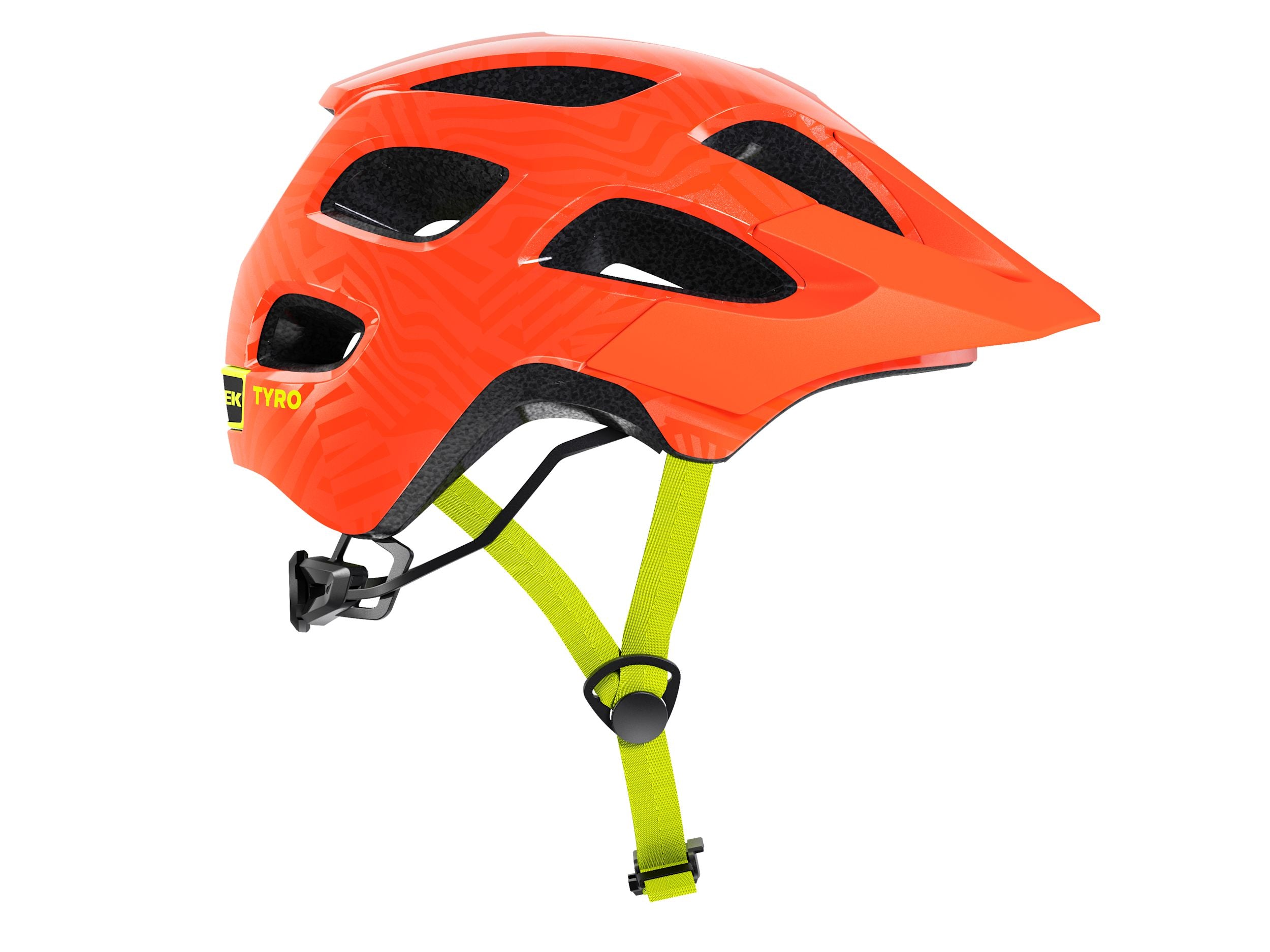 Casco NiƱo Trek Tyro Naranja Radioactivo #5
