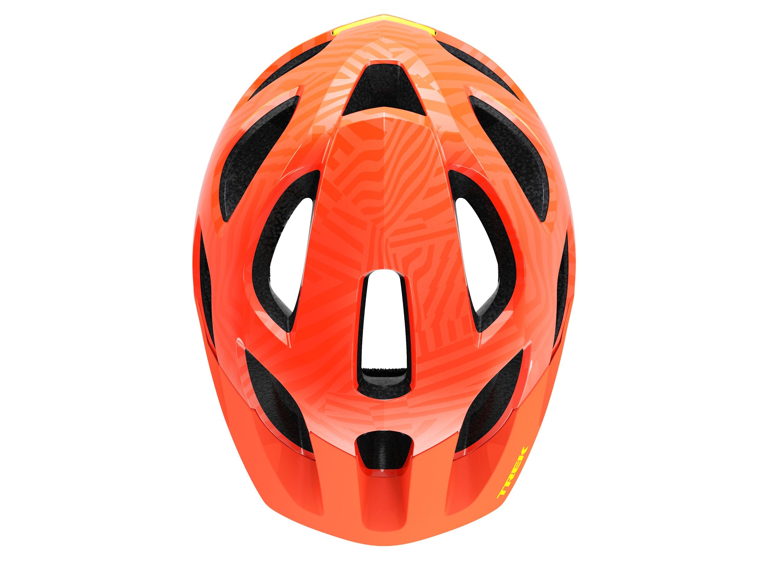 Casco NiƱo Trek Tyro Naranja Radioactivo #6