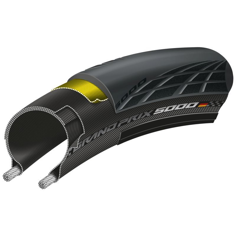 NeumĂĄtico Carretera Continental Grand Prix 5000 700x28C Negro #3