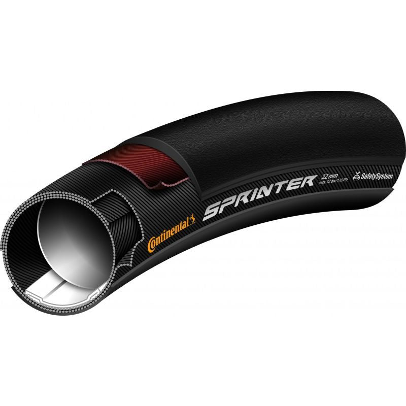 NeumĂĄtico Tubular Continental Sprinter 700 Negro #3