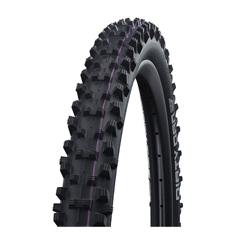 Cubierta Schwalbe Dirty Dan HS417 Evolution Super Downhill Tubeless Addix Ultra Soft Plegable Negro