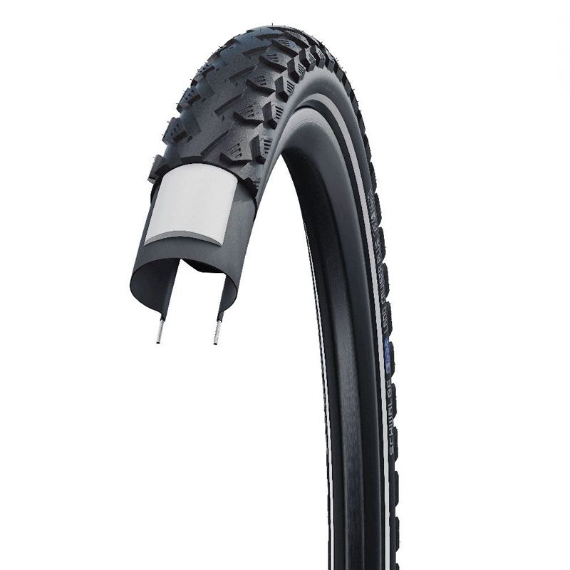 Cubierta Schwalbe Land Cruiser Plus HS450 Active PunctureGuard TwinSkin Rígida Negro Reflectante