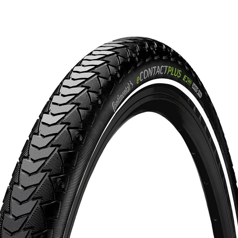 Cubierta Continental Econtact Plus 27.5X2.50 Rigida Negro Reflectante