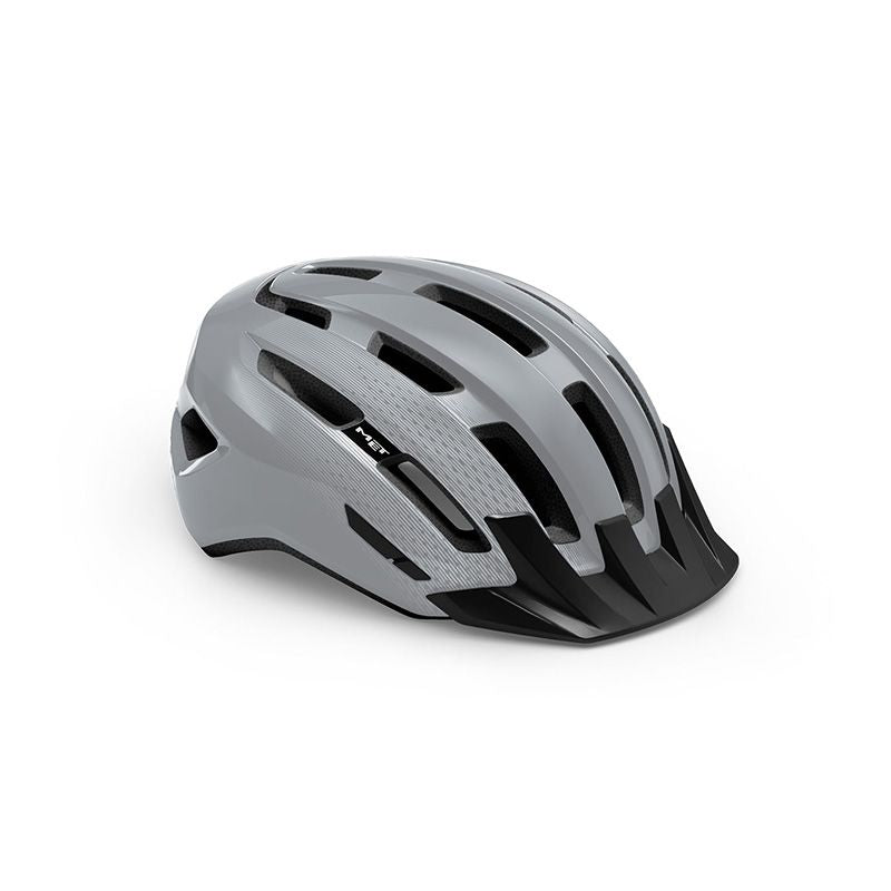 🪖 Downtown Helm Met Glanz Grau – IBKBike