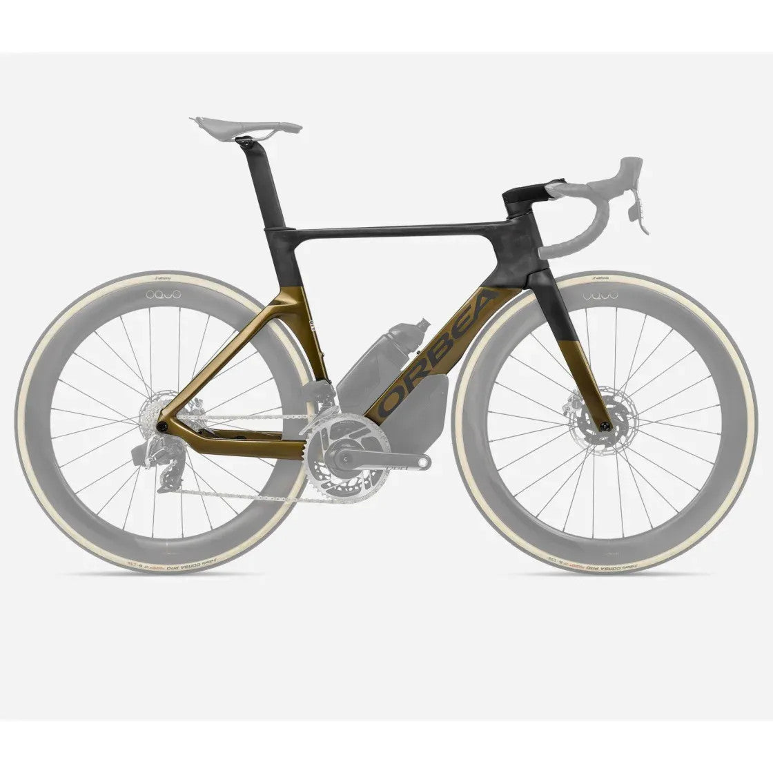 Orbea Orca Aero Omx Rahmensatz 2025 Olive Green Gloss/Carbon Raw Matt