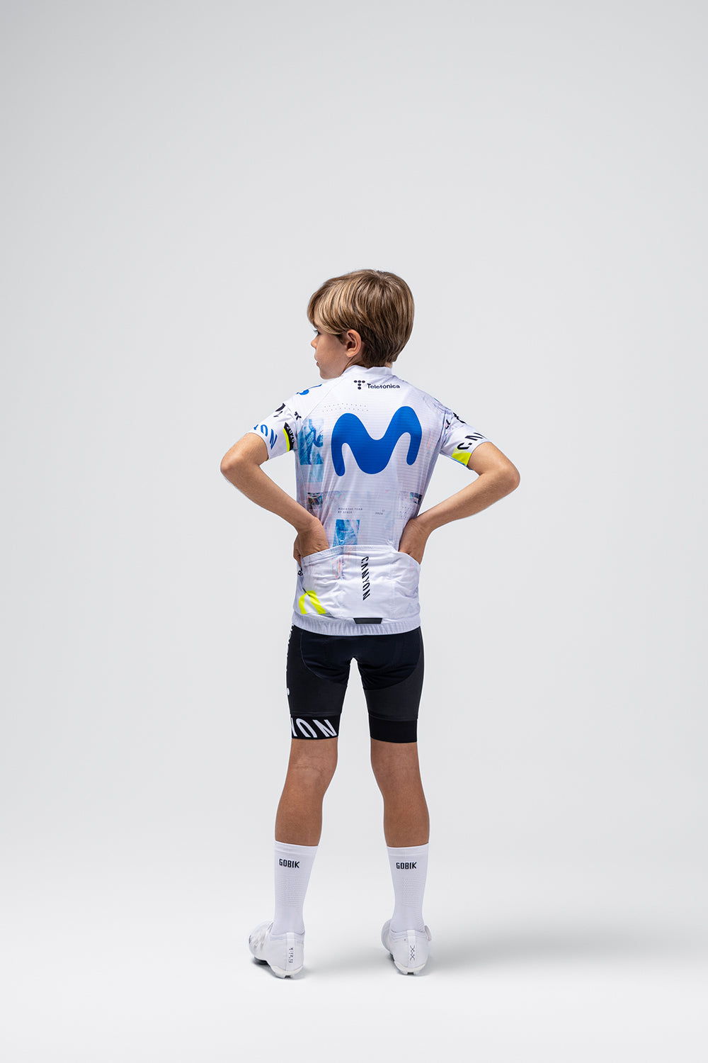 Gobik Maillot Manga Corta Rocket Niño Movistar Team 26 #6