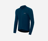 Hiru Core Thermal Long Sleeve Jersey V1 Men's Blue Oil