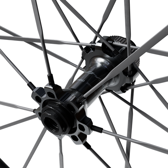 Rueda Delantera Shimano Dura-Ace WH-R9370-C50-TL-F Center Lock 700 Negro #5