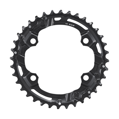Plato Shimano Deore FC-M4100-2/FC-M4100-B2 Negro