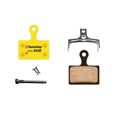 Juego Pastillas Freno Swisstop Disc 34 RS Orgánicas Amarillo