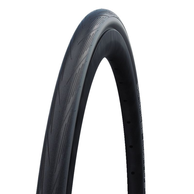 Cubierta Schwalbe Lugano II HS471 Active Line K-Guard SiC Rígida Negro/Rojo
